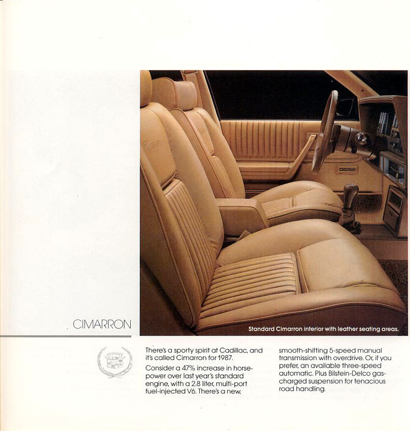 1987 Cadillac Brochure Page 11